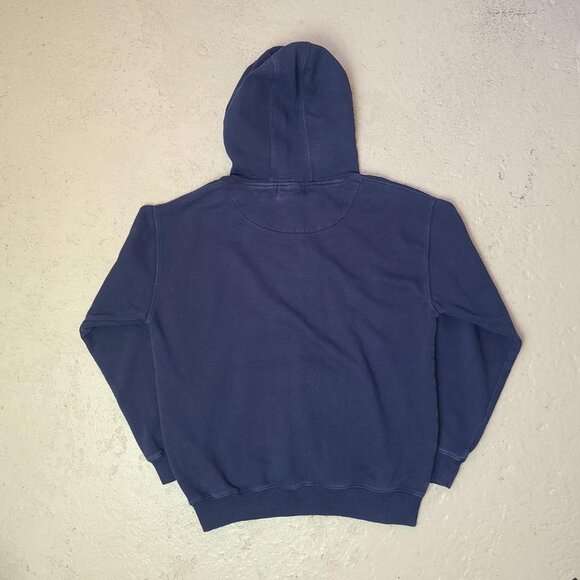 Retro 'JPT Premium' UofT navy varsity hoodie pullover sweatshirt men's L - Picture 2 of 3